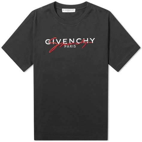 givenchy lederlogo t-shirt|givenchy logo t shirt.